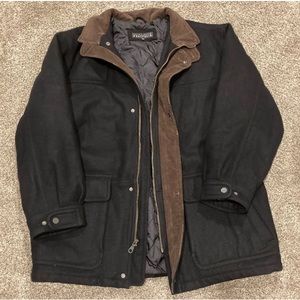 Winter Wool Coat…Perry Ellis Heavy And Warm